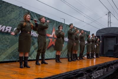 АКЦИЯ МИНОБОРОНЫ РОССИИ В ТУЛЕ: МИТИНГ У ПАМЯТНИКА ЗАЩИТНИКАМ ГОРОДА-ГЕРОЯ